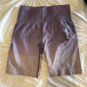 Purple ombre gymshark shorts